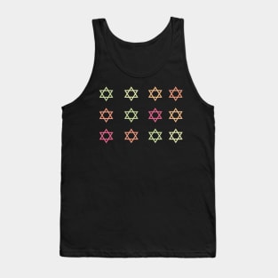 Jewish stars Tank Top